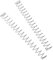 EMAFORO New 1.0mm Wire Diameter Square Flat Spring Compression Springs for Tent Swing Stools Chairs Hammocks Boxing Bags Electronics