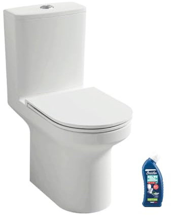WC au sol sans bride JACOB DELAFON Elite + abattant extraplat + nettoyant