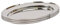 Argon Tableware 35 x 24cm Serving Platters - 3 Pack - Stainless Steel Chrome Dinner Tray Oval Plate Medium Appetizer Serving Dishes for Party, Events, Table Service, Snack Platters