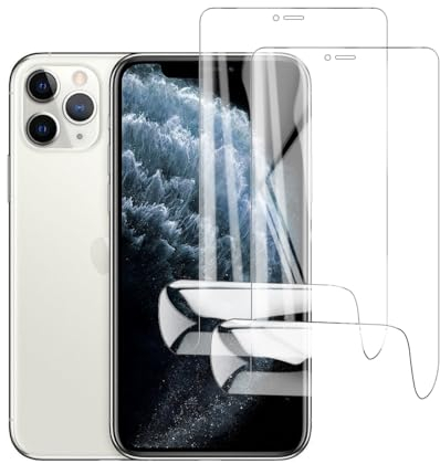 Glcrrpu 2 Pack Screen Protector for iPhone 11 Pro Max/iPhone Xs Max[6.5inch] High Sensitive Hydrogel TPU Film HD Clear Flexible,Self-Healing[Not Tempered Glass]