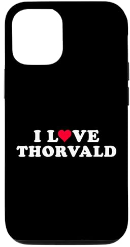 Hülle für iPhone 12/12 Pro I Love Thorvald Passende Freundin Freund Thorvald Name