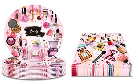 Lide Road Costume Party Plates and Napkins Serves 24 Gusets 64 Pcs Costume Theme Party Supplies Costume Party Paper Plates, Costume Party Napkins for Costume Birthday Party Supplies