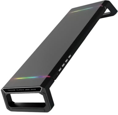 Ldabrye Multifunctional Monitors Risers With Builts In USB Hubs Foldable Computer Stand With Storage Drawer And Phone Stand