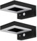 Brendz Applique murale exterieur solaire, Detecteur de mouvement, Lampe solaire exterieur, 600 Lumens, blanc chaud 3000k, Imperméable IP44, Eclairage exterieur solaire avec 3 Modes de Lumière, (2 pcs)