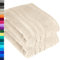 Lashuma Handtuch Set 50x100 cm Natur, London Flauschige Frottee Handtücher aus 100% Baumwolle, Perfekt für Männer und Frauen