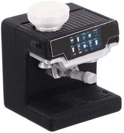 JOINPAYA Miniature Dollhouse Coffee Maker Realistic Mini Machine Toy Diy Mini Kitchen Scene