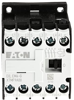 Eaton DILEM Schütz 24V dc-Spule, 4-polig, 400V ac / 9 A 24V dc 4 kW 4 Schließer Motorsteuerung, Widerstandsbelastung