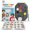 Snazaroo - Set de pintura facial Aventura, para niños y adultos, 8 colores, 1 pincel, 1 esponja, 1 guía, base de agua, maquillaje pintacaras, aguacolor