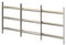 Alberts 553692 Rejilla para ventana Venlo, extensible, galvanizada azul, 450 x 500-650 mm