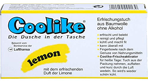 Coolike Feucht Tücher Lemon BW