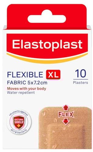 Elastoplast – Rodilla y Codo tela yeso, 10 tiritas