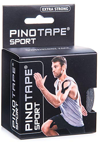 Pinotape Sport schwarz Rolle 5 m x 5 cm Kinesiologie Tape