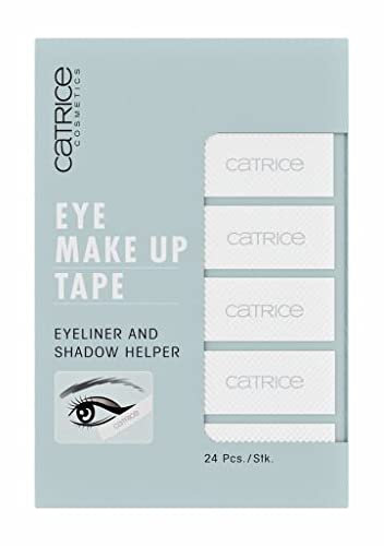 Catrice Eye Make Up Tape, Eyeliner- und Lidschattenhelfer, Nr. 010 Shape Tape, weiss, für sensible Augen, Haut (24 Stück)