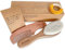 EPLANITA Baby-Haarbürste und Kamm-Set für Neugeborene & Kleinkinder, Holz mit natürlichen Ziegenborsten, für Wiegenkappe und Massage, Extra Beißring, Ideal für die Babyparty