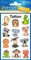 AVERY Zweckform 12 Tattoos Kinder Tiere (Temporäre Tattoos, wasserfeste Kindertattoos, hautfreundliche Klebetattoos, Aufkleber für Jungen Mädchen Mitgebsel Kindergeburtstag Party) 56761
