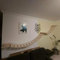 Medikratz Komplett-Set Katzen Kletterwand; Große Katzen Hängebrücke mit Wandpodesten auch für große Katzen geeignet (50cm + 150cm, Abgeflammt)