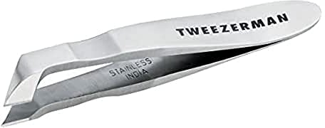 TWEEZERMAN Coupe cuticules (Coupe cuticules pour une coupe et un retrait précis des cuticules sur les doigts et les orteils, acier inoxydable), argent