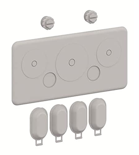 2CPX052447R9999 Kabeldurchlass Set mit Abdeckungen für ComfortLine A, Beige, 10,6 x 22,3 x 22 cm