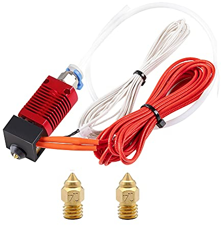 Ender 3 V2 Hotend-Kit mit 2 Aufrüstdüsen 0,4 mm 24 V für Creality Ender 3 / Pro, Ender 5 / Pro / CR10 S4 3D-Drucker