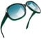 Joopin Übergroße Polarisierte Sonnenbrille Damen XXL Klassische Große Sonnenbrille Vintage UV400 Mode Women Sunglasses für Fahren und Reisen (Mode Voll Grün)