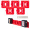 5 Pack Rozlchar Battery Holder Compatible for Milwaukee 18V Battery Mounts Dock Holder Fit for 48-11-1815 48-11-1828 48-11-1850 48-11-1860 (w/10 Screws, No Battery)