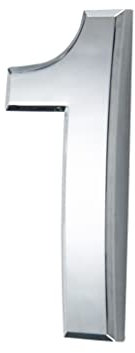 3in 3D Mailbox Numbers house numbers Adhesive door number Waterproof Address Numbers front door number Stickers for House Mailbox home address numerals (silvery 1)
