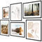 ag.art deco Boho Poster Set Groß | Pampasgras, Boho, Beige, Natur Deko Bilder Schlafzimmer | Boho Wanddeko Wohnzimmer | 5x 30x40cm / 1xA4 | ohne Rahmen