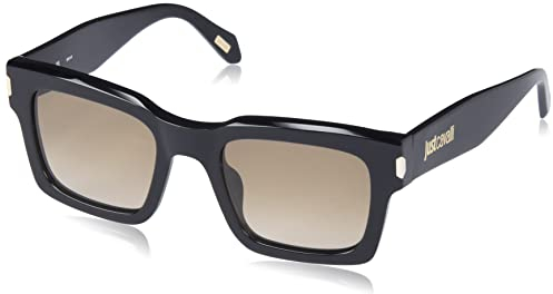 Just Cavalli Unisex SJC026 Sunglasses, shiny black, 52