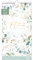 Häfft® Familienkalender 2024/2025 mit 4 Spalten Blattgold kompakter Wandkalender für 18 Monate Jul 24 bis Dez 25-16,5 x 32,5 cm - Wandplaner, Familienplaner - nachhaltig & klimafreundlich
