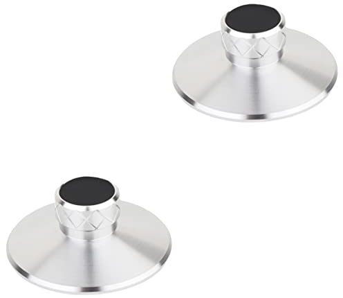 MILISTEN 2 Stücke Effiziente Vinyl Plattenspieler Reduzierstück Plattenspieler Gewicht Clamp Disc Stabilisator Einfach Installieren Und Verwenden