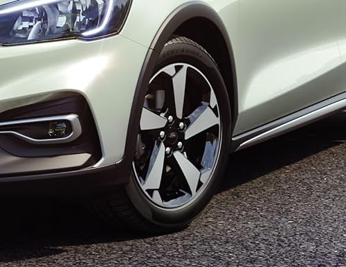 Original Ford Focus 2022-Aktuell Leichtmetallrad 17 5-Speichen-Design, schwarz, glanzgedreht