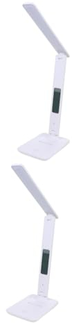 DOITOOL 2St Augenschutzlampe Schreibtischlampe table sauces & condiments reading light the calender nachtlampe Augenpflegende Tischlampen Lampe dimmen Leseleuchte Aufladen Dimmer t25 Weiß