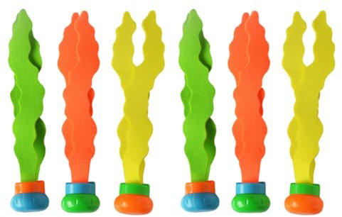 JOINPAYA 6 Stück Schwimmbad-Tauchalgen: Unterwasser-Tauchalgen-Set Unterwasser-Tauchspiel Algen-Kit Für Tauchspiel-Trainingsgeschenk