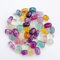 AUOQKQUT Fluorite Arc-en-Ciel en Cristal Naturel, 50g, gemme colorée, Cadeau de Jardin et de Piscine décoration d'intérieur