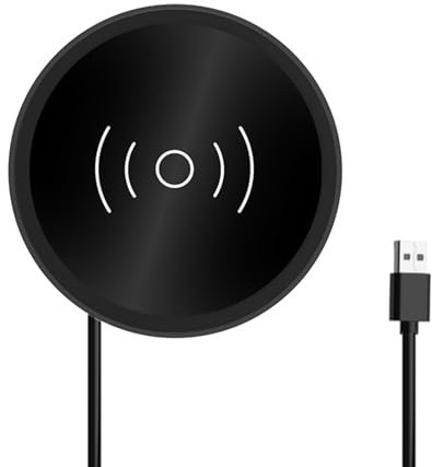 Jiqoe 15W Built In Desktop Wireless Charger Embedded Desktop Furniture Fast Wireless Charger Fast Charging For Phone 15 S22 Wireless Charger Furniture Desktop Embedded