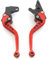 FEILIVCI Bremshebel Für Aprilia SX125 SX 125 2021 Motorrad Kurzer Langer Verstellbarer Bremskupplungshebel(Red 147mm)
