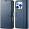 TUCCH Wallet Case for iPhone 16 Pro (6.3) 2024, PU Leathe Folding Case with [RFID Blocking]Credit Card Slots[Shockproof TPU]Viewing Stand, Magnetic Flip Cover Compatible with iPhone 16 Pro, Dark Blue