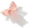 JEWEDECO Jga Accessoires Frauen Hochzeitskurzschleier Mit Romantischem Schleifen Design Accessoire Pink Eleganter Brautschleier Für Die Hochzeit Hochzeitsfeier