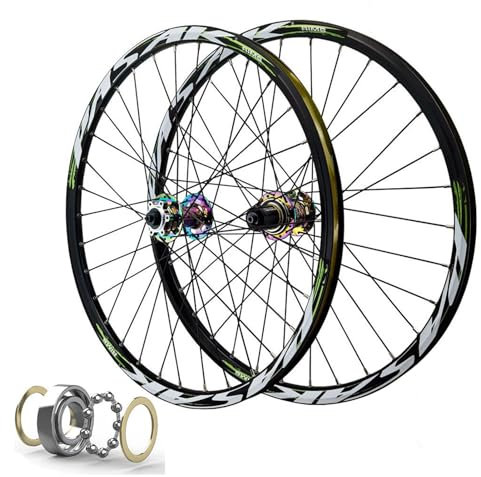 Laufradsatz 26 Zoll Scheibenbremse Fahrrad Felge 32 Speichen 27,5 29 Zoll Mountainbike Vorne & Hinterrad QR Sealed Bearing Naben für 7-11 Gang Kassette
