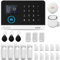 PGST Sistema de Alarma para casa, Kit inalámbrico, WiFi, 4G gsm, Marcador telefónico, 100 Zonas, aplicación Smart Life (Tuya), Compatible con Google Home y Alexa