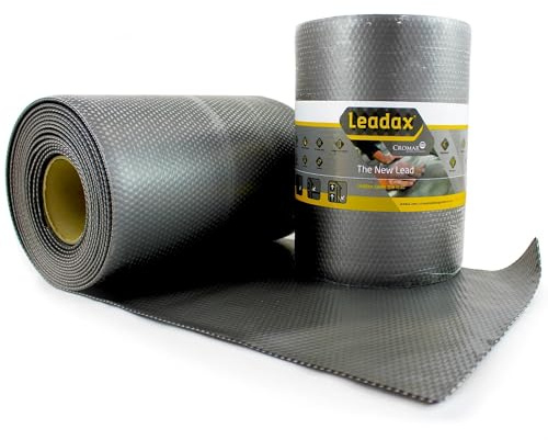 CROMAR LEADAX® Lead Replacement Flashing | Lead Flashing Roof Roofing Repair | Lightweight – Durable and Eco-Friendly Lead Alternative | Lead Grey – 6 Metres Roll | 150mm / 6 Inch