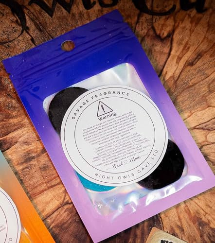 Handmade Scented Hoover Discs - Elevate Your Vacuum Game with Fresh, Long-Lasting Fragrances | 4 Pack, 30MM | Extra Strength Vacuum Disc Fresheners (Savage)