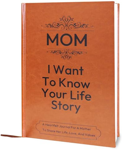XKFCFC Muttertagsgeschenk für Mutter von Tochter Sohn - Mom I Want to Know Your Life Story Journal (Hardcover) Buch: Geschenke für Mutter, sentimentale Geschenke für Thanksgiving, Geburtstag und