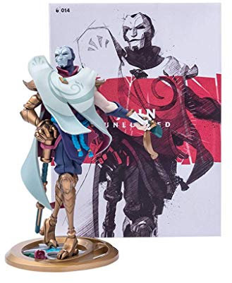 VIERNRG Für Leag of Legethds Spielfiguren, LOL-Serie Skulptur/The Virtuoso Khada JhinExquisite und coole Harzmodelle, perfekte Sammlungen für Desktop-Statue