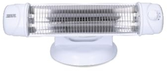 Watio Wave B1264637 Sol à Quartz-Puissance réglable 600-1200 W-Chaleur Efficace idéale pour Le Chauffage de Petits espaces, Image