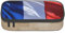 XULLZH Trousse de toilette de voyage avec compartiments de grande capacité Motif drapeau français, Noir/blanc, One Size, Moderne.