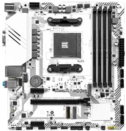 motherboard Scheda Madre Fit For JGINYUE B350 AM4 M-ATX Supporta CPU Serie Ryzen2000-5000 EXPO DDR4 RAM PC Desktop B350M-TI ARGB