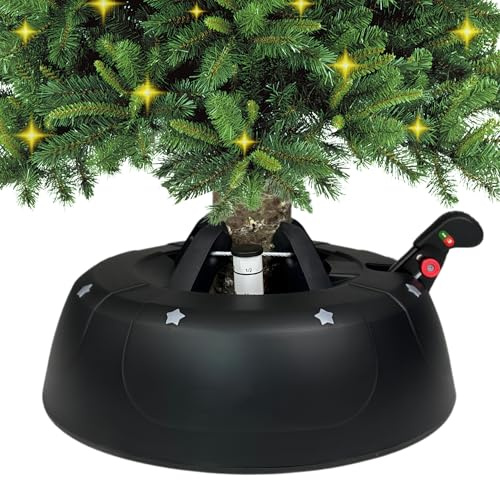 Kamai Stabiler Christbaumständer für Baumhöhe bis 3m, mit Fußpedal und Einseiltechnik, inkl. 3L Wassertank, Weihnachtsbaumständer mit Sicherheitssystem, Anthrazit Start 3.0
