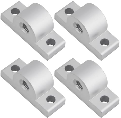 Lot de 4 connecteurs de roue de roulette M8 série 2020 pour profilés d'extrusion d'aluminium Accessoires de fixation