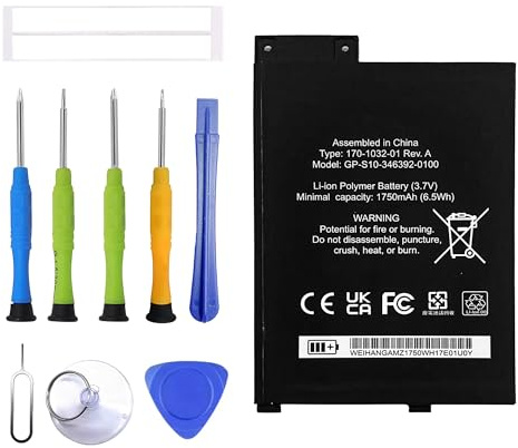 ERYNK S11GTSF01A Replacement Battery Compatible with E-Book E-Reader Replacement Battery with Tool Kit